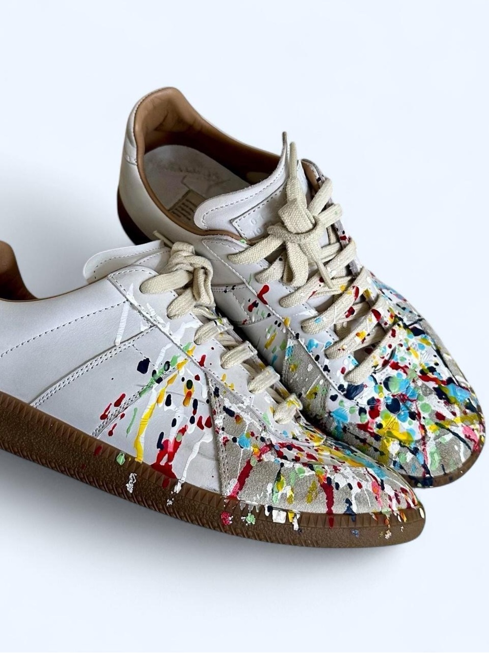 maison margiela paint splatter gats